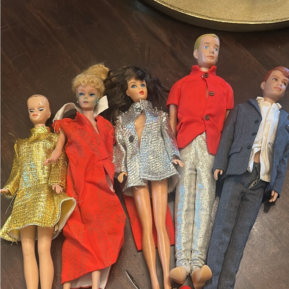 1960s Barbie Collection 5pieces w/Ken & Allen